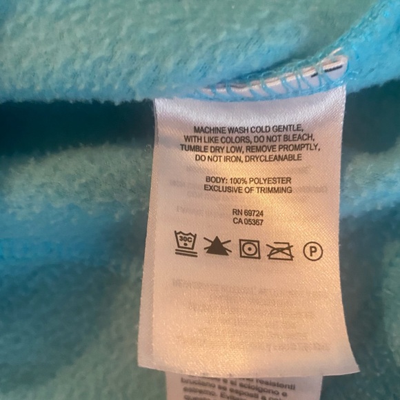 Columbia Aqua Blue Zip Front Jacket - Picture 15 of 15